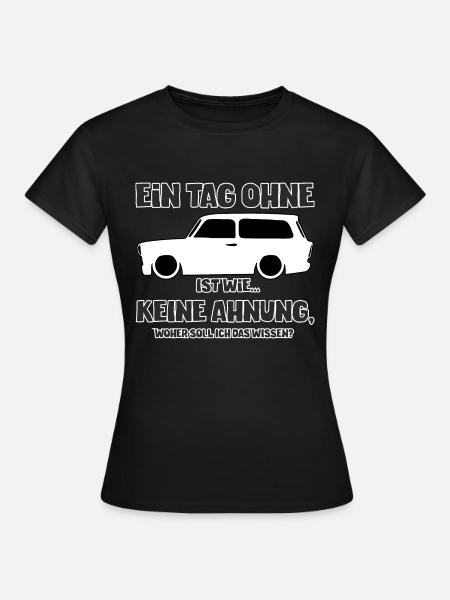  Trabi 601 DDR German Low Kombie - Frauen T-Shirt - Schwarz