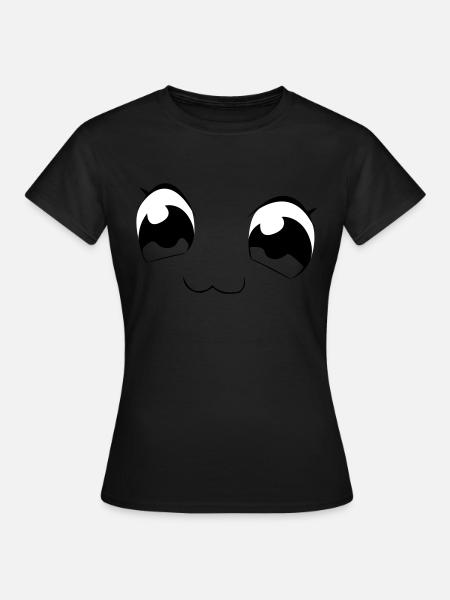 Augen - Frauen T-Shirt - Schwarz