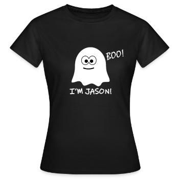 Hou! Je suis Jason Halloween - T-shirt Femme - noir - Devant - AI Model Female 172 dark (172cm)