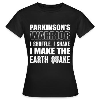 Guerrier de Parkinson. Poison guerrier - T-shirt Femme - noir - Devant - AI Model Female 172 dark (172cm)