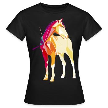 pur sang - T-shirt Femme - noir - Devant - AI Model Female 172 dark (172cm)
