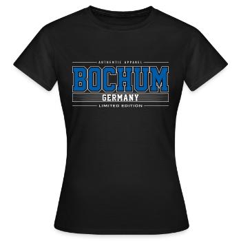 Bochum - T-shirt Femme - noir - Devant - AI Model Female 172 dark (172cm)