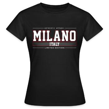 Milano - Women's T-Shirt - black - Front - AI Model Female 172 dark (172cm)