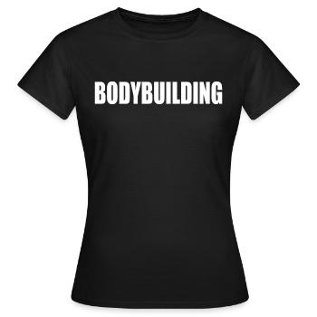 Musculation Fitness Gym - T-shirt Femme - noir - Devant - AI Model Female 172 dark (172cm)