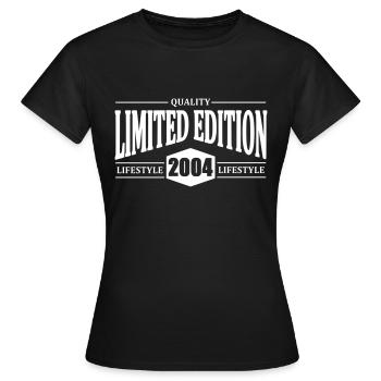 Limited Edition 2004 - T-shirt Femme - noir - Devant - AI Model Female 172 dark (172cm)