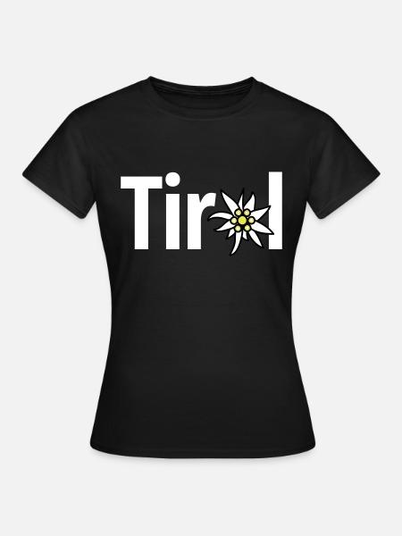 Tirol - Frauen T-Shirt - Schwarz