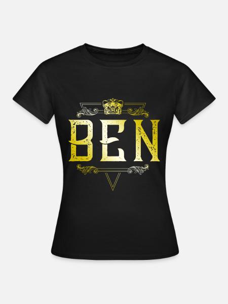 Ben - Frauen T-Shirt - Schwarz
