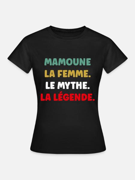 mamoune - T-shirt Femme - noir