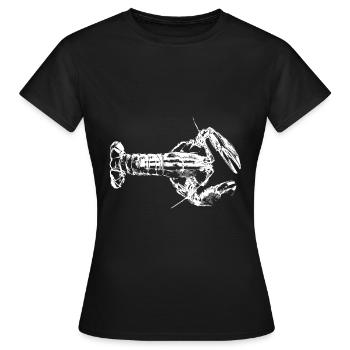 Homard - T-shirt Femme - noir - Devant - AI Model Female 172 dark (172cm)