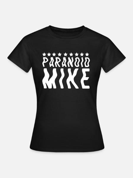 Paranoid Psycho Box Geschenkidee Geburtstag - Frauen T-Shirt - Schwarz