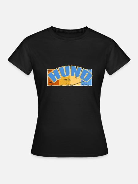 Hund Scratch - Frauen T-Shirt - Schwarz