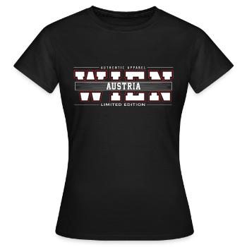 Vienne - T-shirt Femme - noir - Devant - AI Model Female 172 dark (172cm)