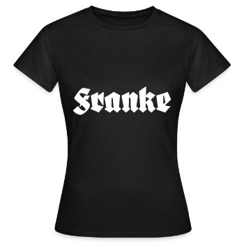 Franke Franken - Frauen T-Shirt - Schwarz - Vorne - AI Model Female 172 dark (172cm)