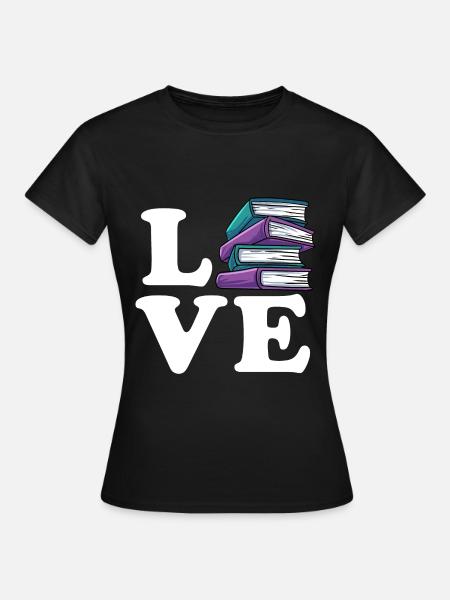 Lesen - Frauen T-Shirt - Schwarz