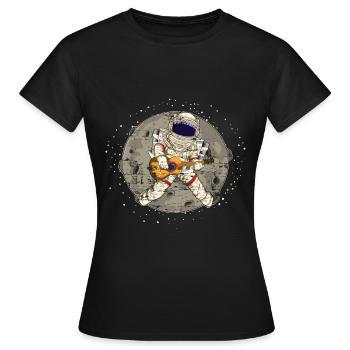 Weltraum - Frauen T-Shirt - Schwarz - Vorne - AI Model Female 172 dark (172cm)