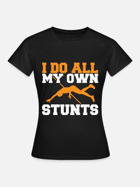 Stabhochspringer-Geschenk - Frauen T-Shirt - Schwarz