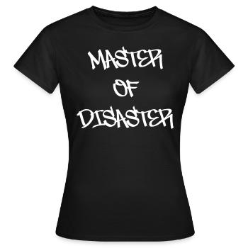maître du désastre - T-shirt Femme - noir - Devant - AI Model Female 172 dark (172cm)