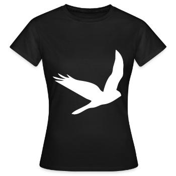 Oiseau Oiseau Oiseau Oiseaux - T-shirt Femme - noir - Devant - AI Model Female 172 dark (172cm)