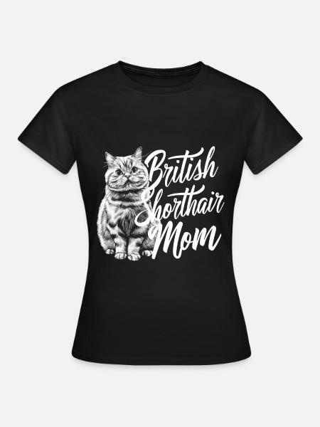 Katze Britisch Kurzhaar Geschenk - Frauen T-Shirt - Schwarz