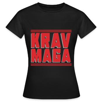 Kampfsport Sparring Israel Geschenk Krav Maga - Frauen T-Shirt - Schwarz - Vorne - AI Model Female 172 dark (172cm)