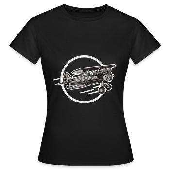 Airplane Airplane - Women's T-Shirt - black - Front - AI Model Female 172 dark (172cm)