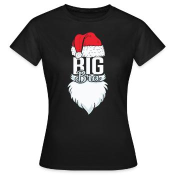 Big Bro Christmas Big Bro Christmas - Women's T-Shirt - black - Front - AI Model Female 172 dark (172cm)