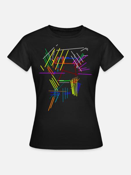 techno - Frauen T-Shirt - Schwarz