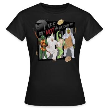 Star Trek The Original Series Vie Quota - T-shirt Femme - noir - Devant - AI Model Female 172 dark (172cm)
