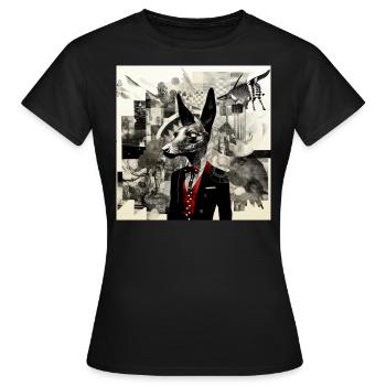 Meet Anubis - Frauen T-Shirt - Schwarz - Vorne - AI Model Female 172 dark (172cm)
