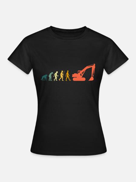 Pelles Evolution Rétro - T-shirt Femme - noir