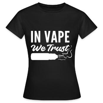 Super nous faisons confiance au cadeau addictif à la nicotine - T-shirt Femme - noir - Devant - AI Model Female 172 dark (172cm)