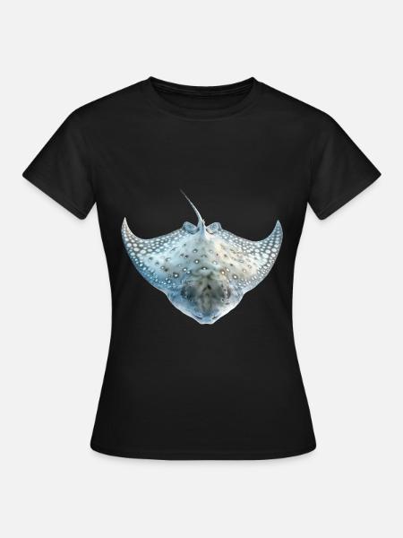 Stachelrochen - Frauen T-Shirt - Schwarz