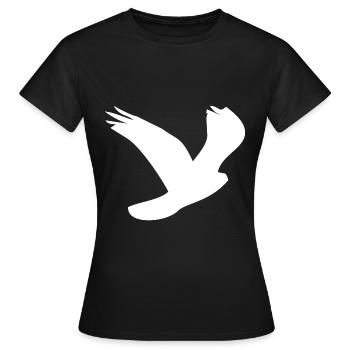 Oiseau Oiseau Oiseau Oiseaux - T-shirt Femme - noir - Devant - AI Model Female 172 dark (172cm)