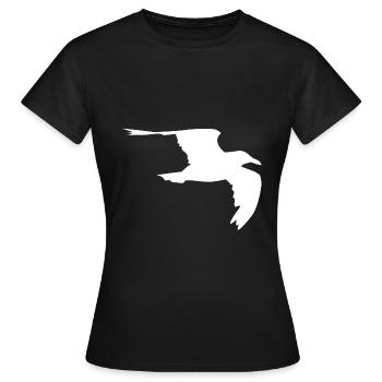 Mouette Mouette - T-shirt Femme - noir - Devant - AI Model Female 172 dark (172cm)