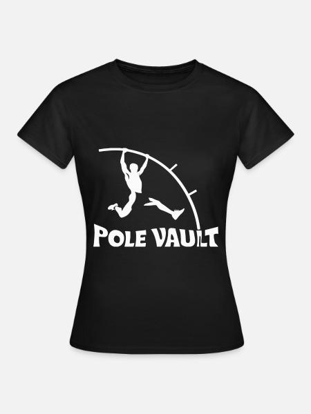 Stabhochspringer-Geschenk - Frauen T-Shirt - Schwarz