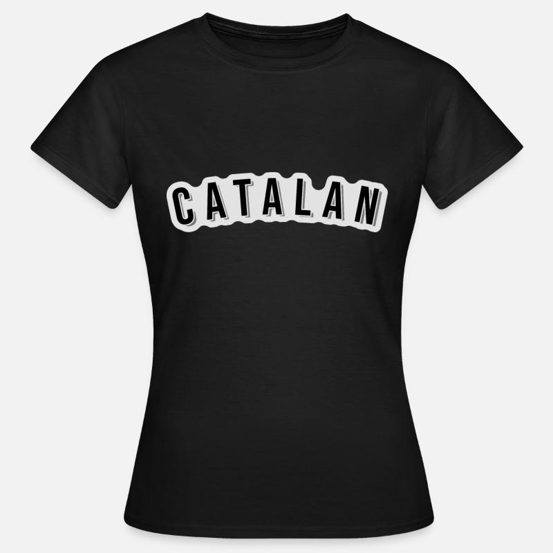 Sono catalano - Maglietta da donna - nero