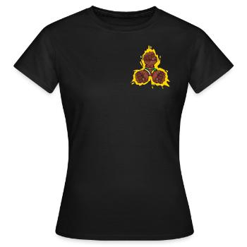 AFRO ALLIANCE - T-shirt Femme - noir - Devant - AI Model Female 172 dark (172cm)