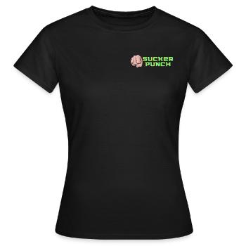 Sucker Punch - Frauen T-Shirt - Schwarz - Vorne - AI Model Female 172 dark (172cm)