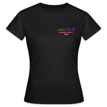 Loading Skills - Frauen T-Shirt - Schwarz - Vorne - AI Model Female 172 dark (172cm)