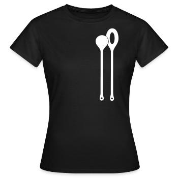 Wooden Spoon - Women's T-Shirt - black - Front - AI Model Female 172 dark (172cm)