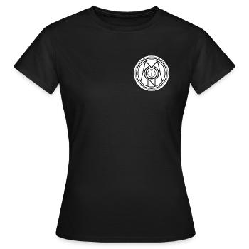 Symbole de la Lune, Bas-Allemand - T-shirt Femme - noir - Devant - AI Model Female 172 dark (172cm)