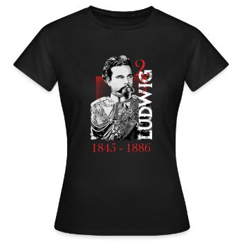 Ludwig 2nd - Black Edition - Women's T-Shirt - black - Front - AI Model Female 172 dark (172cm)