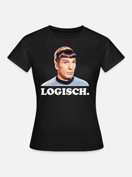 Star Trek Spock Logisch - Frauen T-Shirt - Schwarz