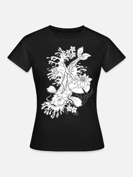 koi - T-shirt Femme - noir