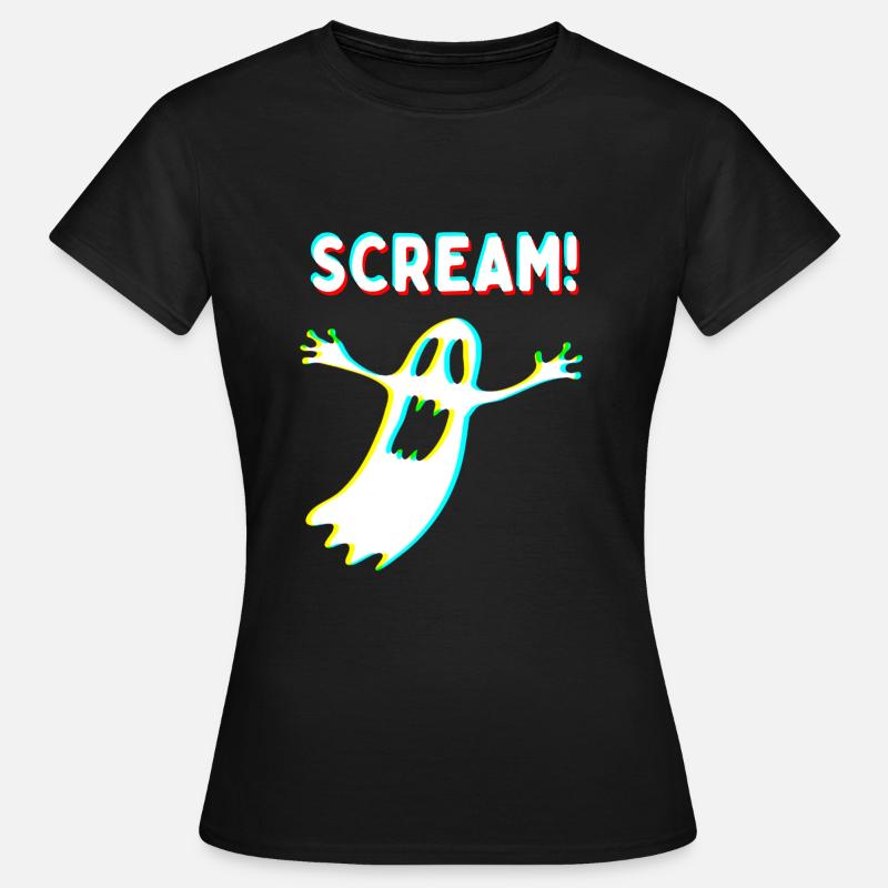 Scream prank halloween - Women's T-Shirt - black