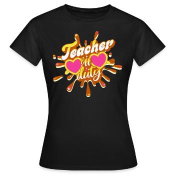 Teacher on summer vacation leave - Women's T-Shirt - black - Front - AI Model Female 172 dark (172cm)
