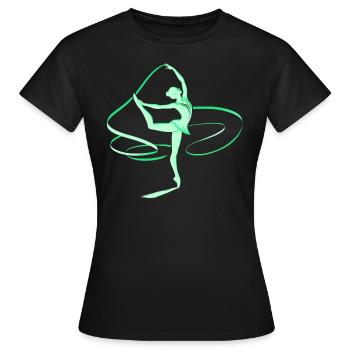 Dance - Frauen T-Shirt - Schwarz - Vorne - AI Model Female 172 dark (172cm)