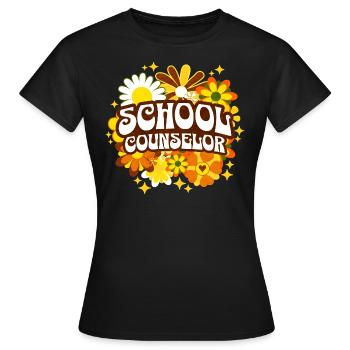 Conseil Scolaire Conseiller Scolaire - T-shirt Femme - noir - Devant - AI Model Female 172 dark (172cm)