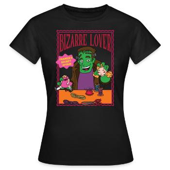 Bizarre Lover - Franky's Secret Affair - Women's T-Shirt - black - Front - AI Model Female 172 dark (172cm)