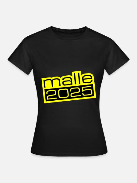 Malle 2025 - Frauen T-Shirt - Schwarz